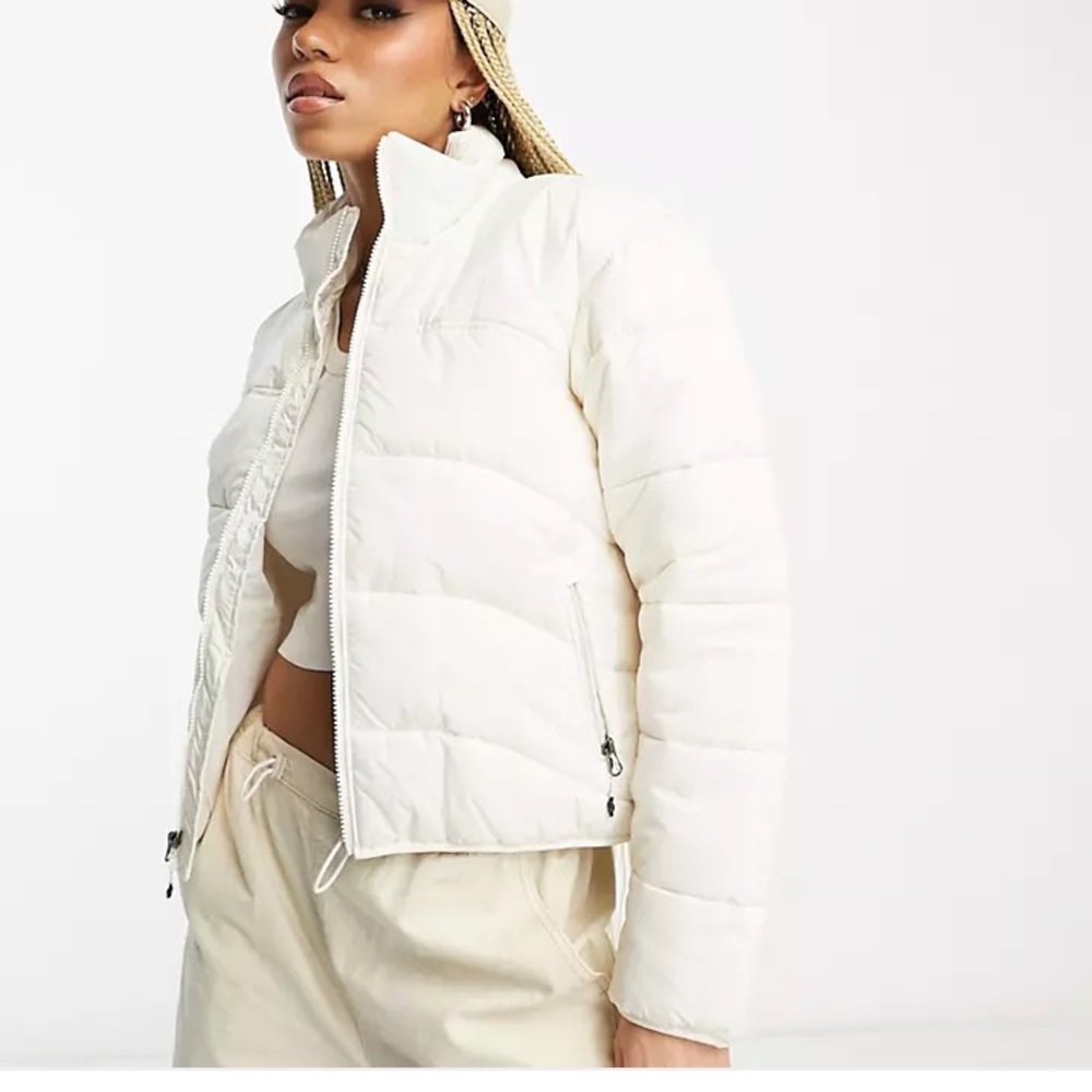 NWT THE NORTH FACE NSE 200 PUFFER JACKET WHITE M